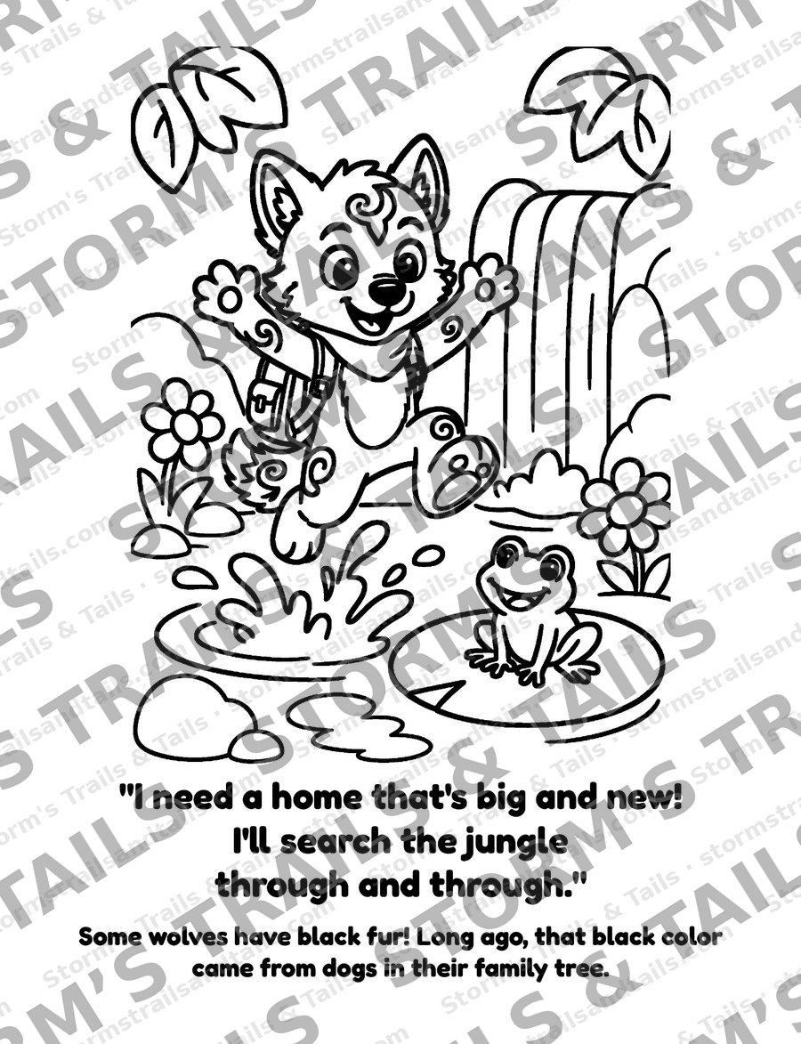 Storm by the Waterfall, page 3 of Book 1